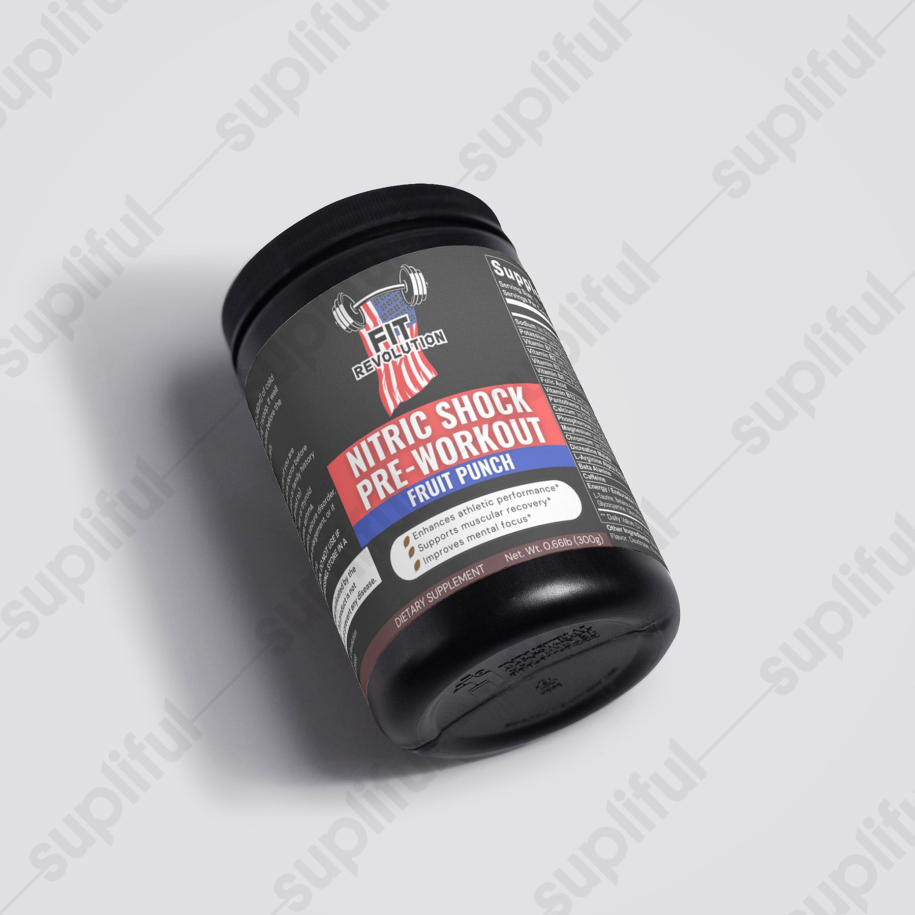 Nitric Shock Pre-Workout Powder (Fruit Punch)